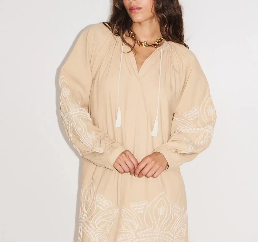 Apparel - 113. ALMA LONG ML DRESS - STELLA FOREST