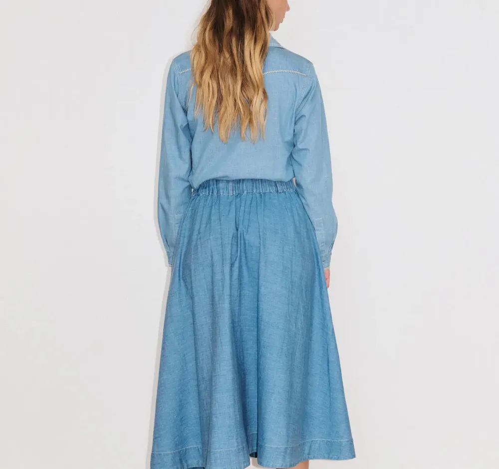 Apparel - 118. HELENE MAXI SKIRT - STELLA FOREST