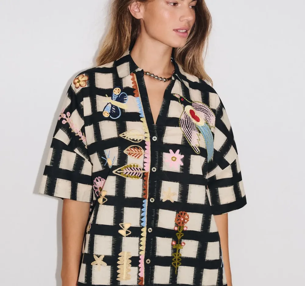 Apparel - 128. MC FLORA SHIRT - STELLA FOREST