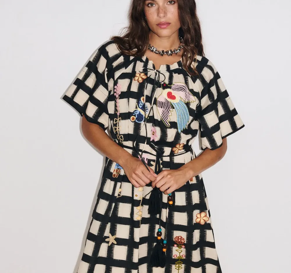 Apparel - 128. MC FLORA SHORT DRESS - STELLA FOREST