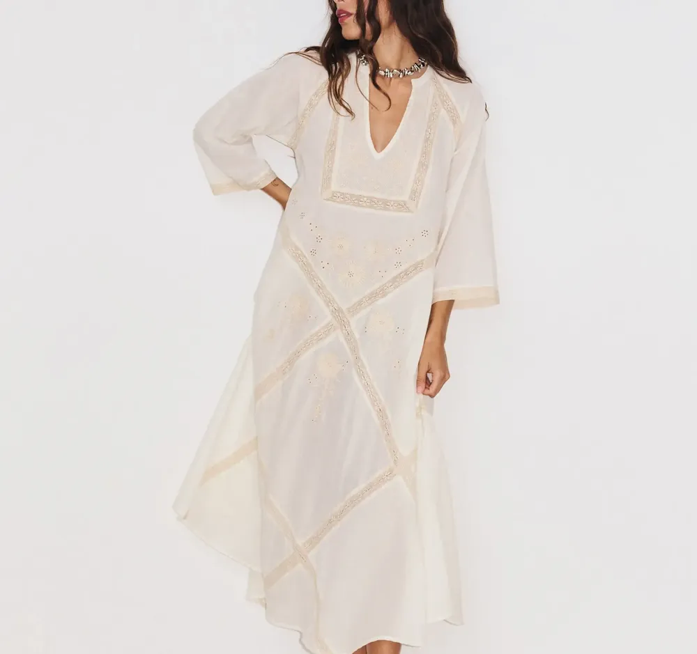 Apparel - 131. CARLA 3/4 LONG DRESS - STELLA FOREST