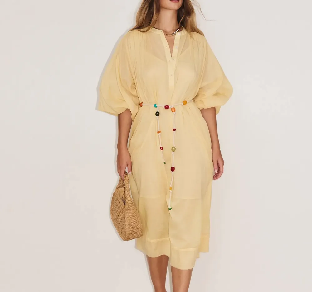 Apparel - 301. MIDAXI ML GAIA DRESS - STELLA FOREST