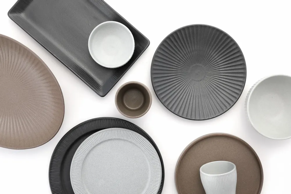 Assiettes au quotidien - [DOGA] Série LOAM, porcelaine blanche - DOGA