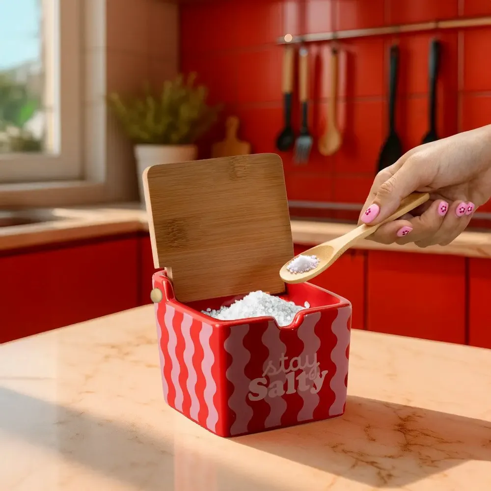 Condiments - SALT BOX AND MUSICAL CAKE KNIFE - FISURA