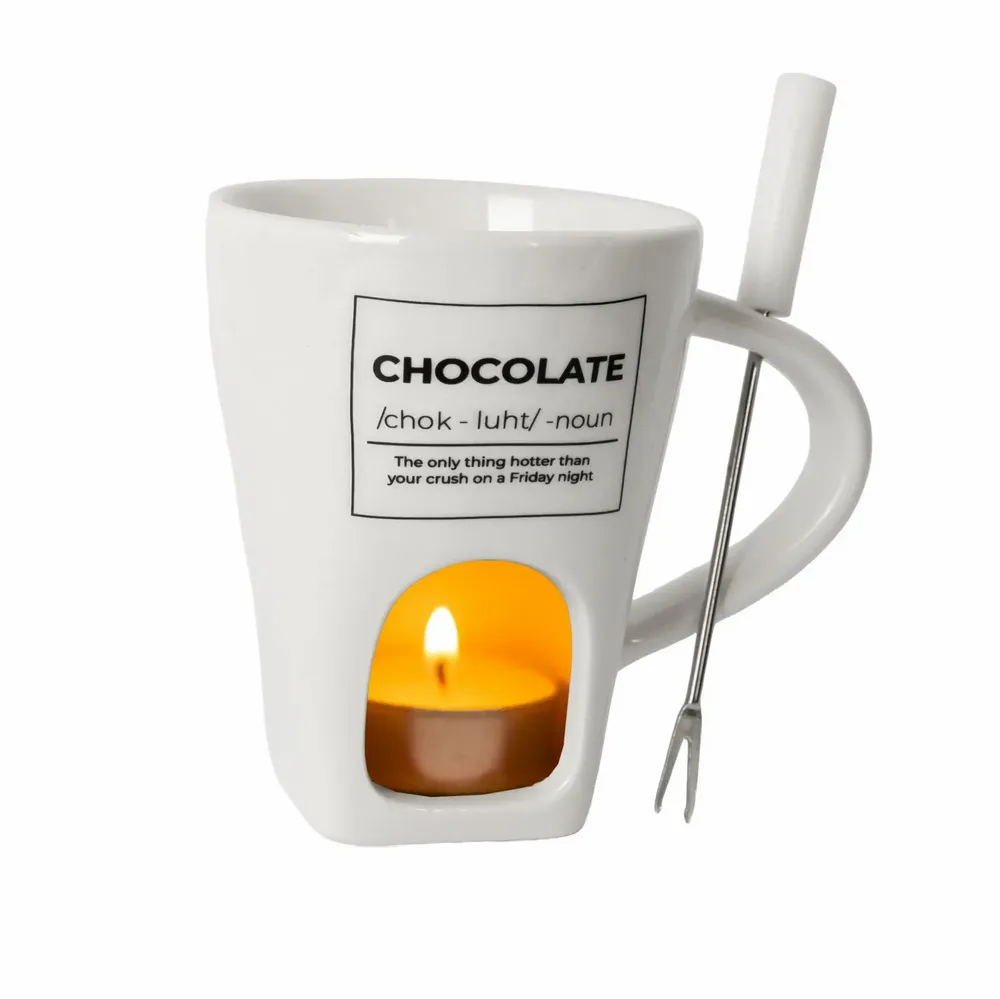 Coffee and tea - GLASS MUG AND FONDUE MUG - FISURA