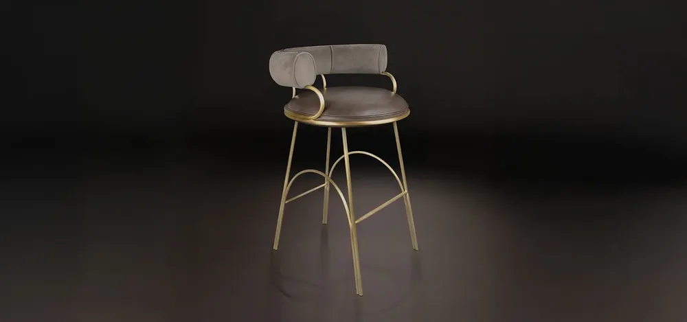 Chaises - Chaise de bar Austin - PORUS STUDIO