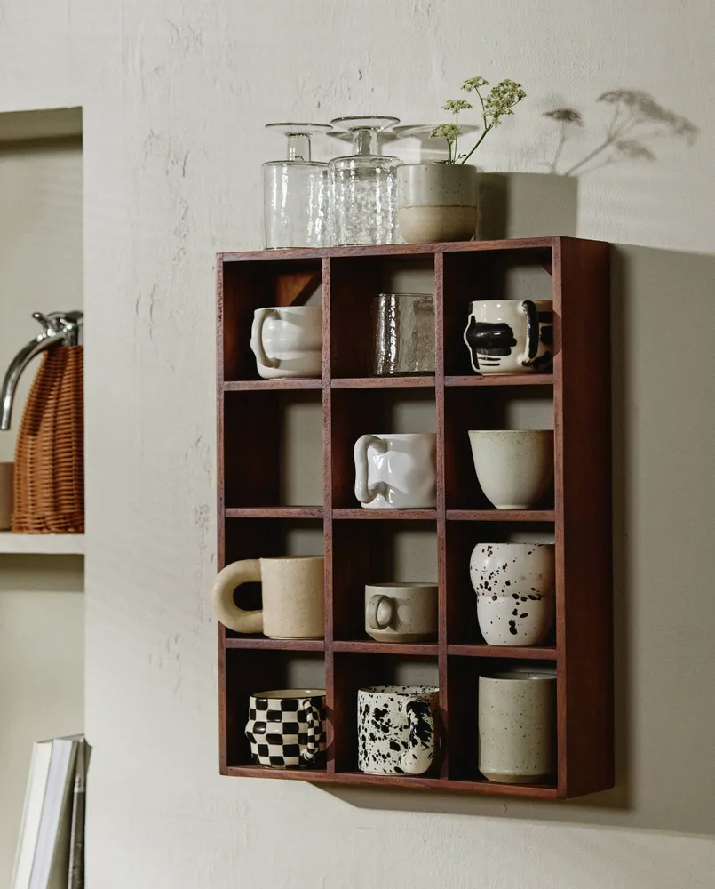 Meubles de cuisines - OSSA cup shelf, S - nature - NORDAL