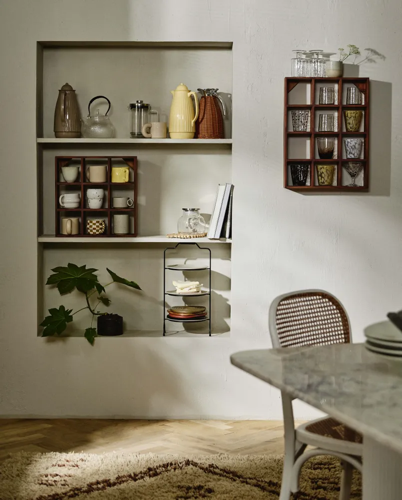 Meubles de cuisines - OSSA cup shelf, S - nature - NORDAL