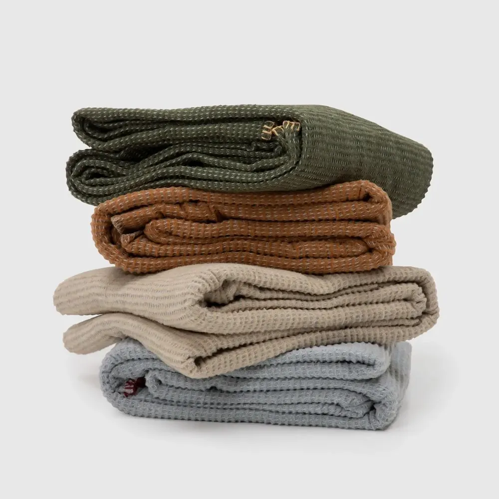 Throw blankets - Blanket Atlas , 150x200cm, beige - DILIOS