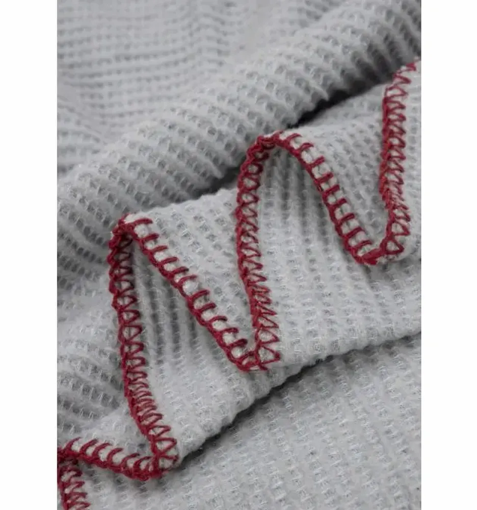 Throw blankets - Blanket Atlas , 150x200cm, grey - DILIOS
