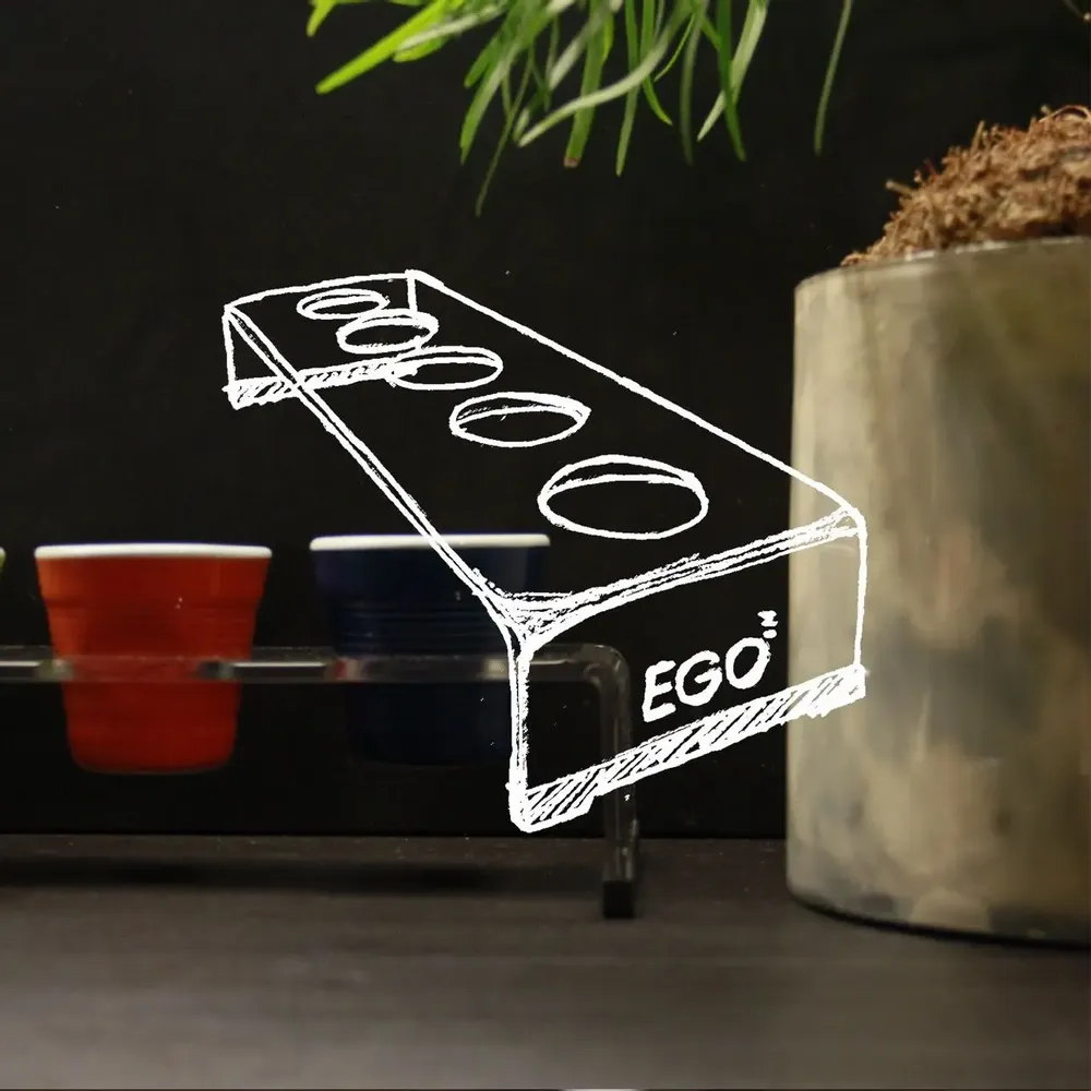 Tea and coffee accessories - Tray for 5 coffee cups or glasses - Missorium - EGOUNDESIGN
