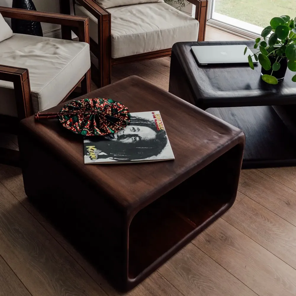 Tables basses - LAYA - Table basse en Teck massif - YOALA