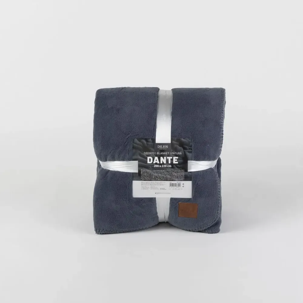 Throw blankets - Blanket DANTE , 140x200cm, Blue - DILIOS