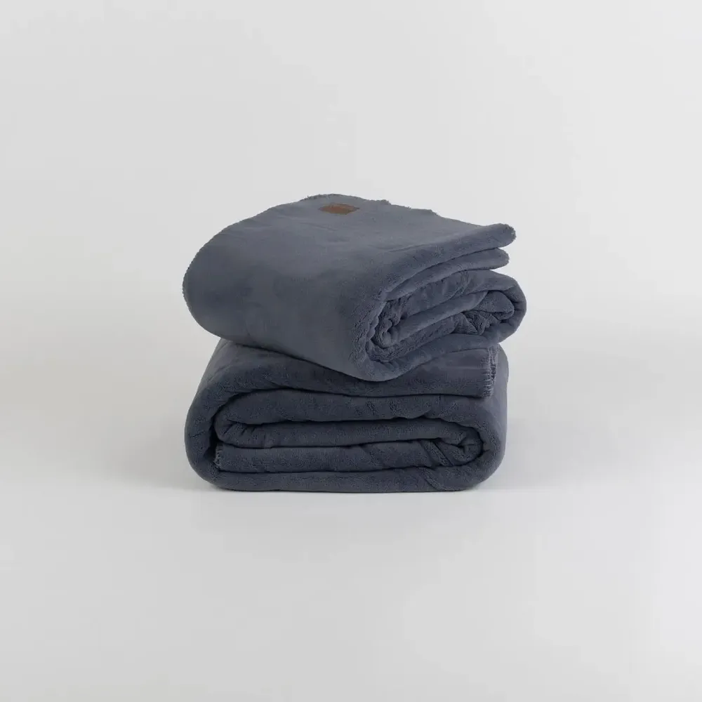 Throw blankets - Blanket DANTE , 140x200cm, Blue - DILIOS