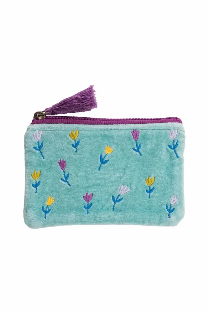 Bags and totes - Velvet Bag FLORAL - TRANQUILLO