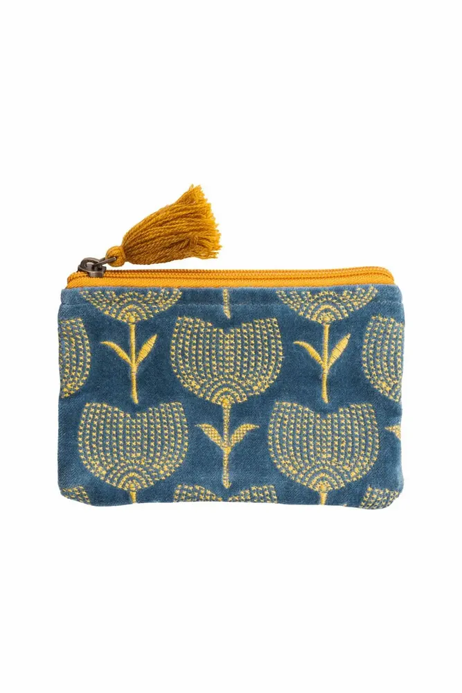 Bags and totes - Velvet Bag FLORAL - TRANQUILLO
