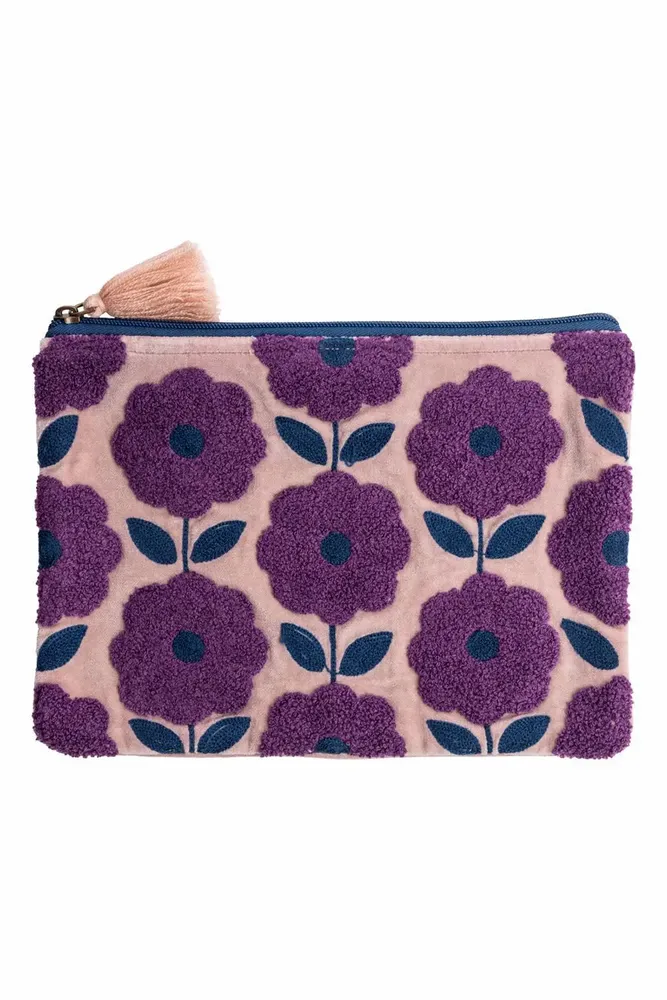 Bags and totes - Velvet Bag FLORAL - TRANQUILLO