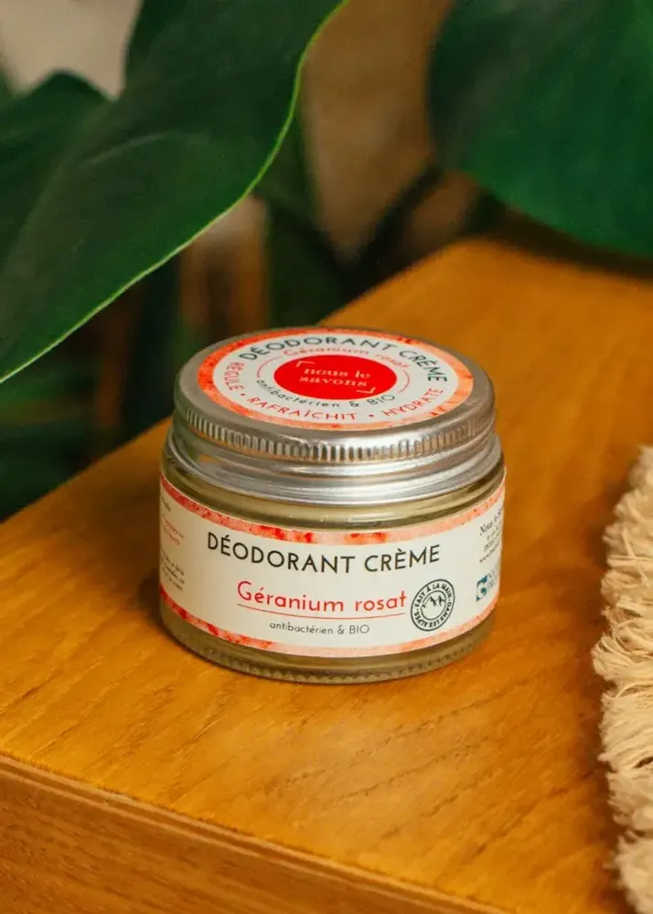 Cosmétiques - Déodorant naturel au Géranium Rosat - NOUS LE SAVONS