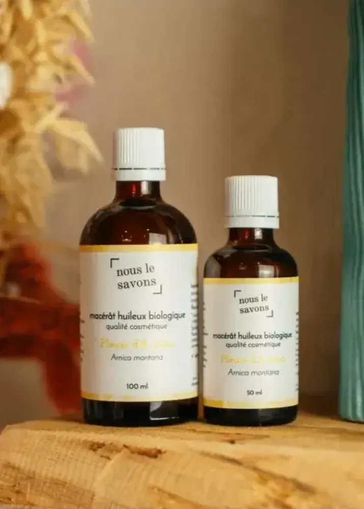 Cosmétiques - Macérat huileux d'Arnica Bio - NOUS LE SAVONS