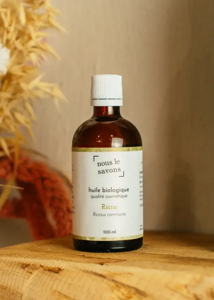 Cosmétiques - Huile pure de Ricin Bio - NOUS LE SAVONS