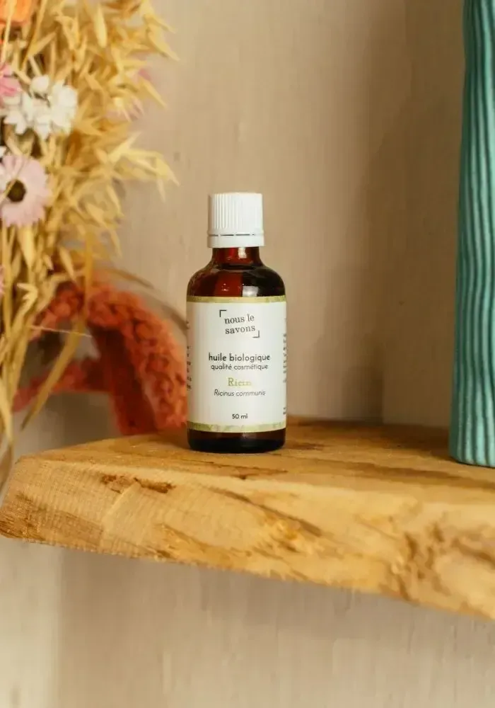 Cosmétiques - Huile pure de Ricin Bio - NOUS LE SAVONS