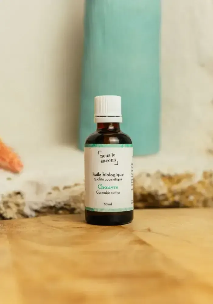 Cosmétiques - Huile pure de Chanvre Bio - NOUS LE SAVONS