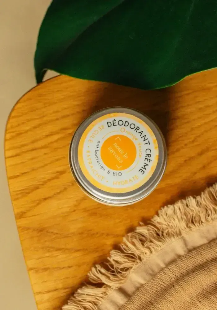 Cosmétiques - Déodorant naturel à l'orange douce - NOUS LE SAVONS