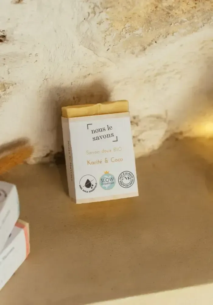 Cosmétiques - Savon bio doux - Karité & Coco - NOUS LE SAVONS