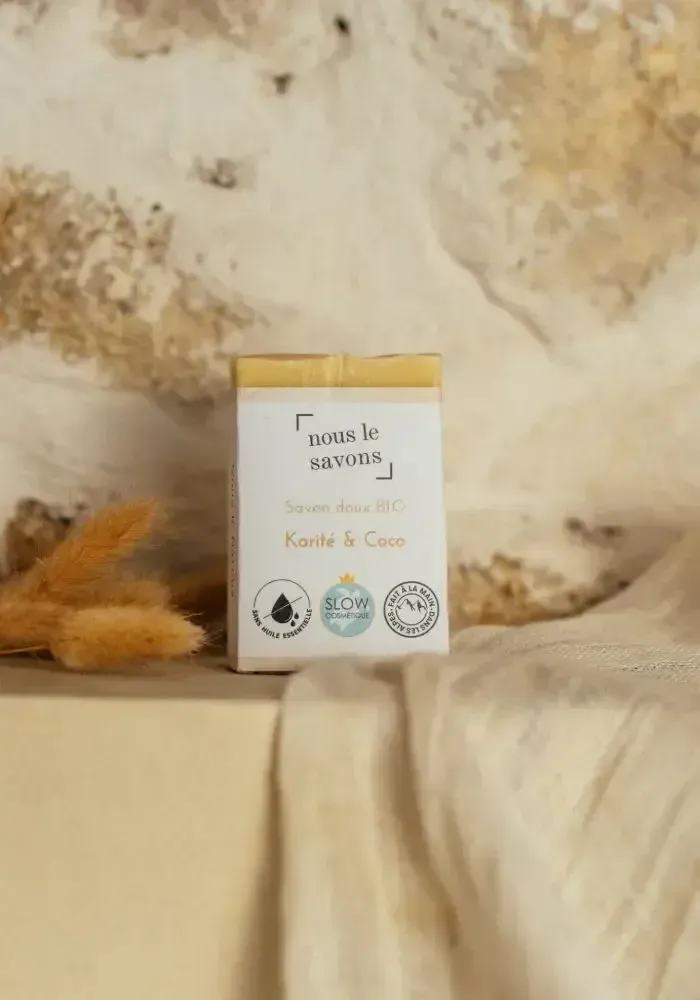 Cosmétiques - Savon bio doux - Karité & Coco - NOUS LE SAVONS