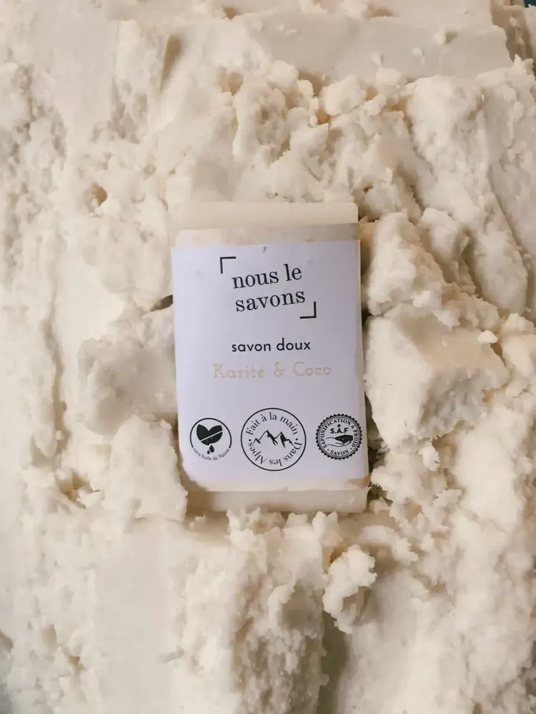 Cosmétiques - Savon bio doux - Karité & Coco - NOUS LE SAVONS