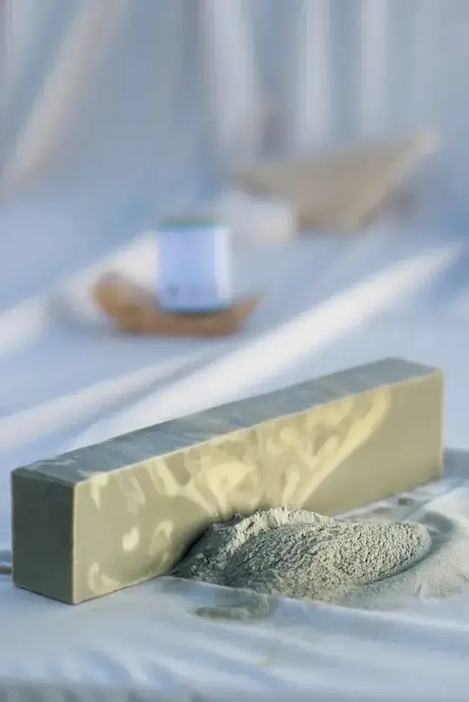 Cosmétiques - Savon bio doux - Huile d'olive & Argile verte - NOUS LE SAVONS