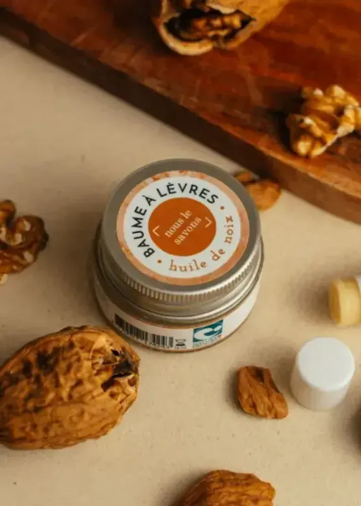 Cosmétiques - Baume à lèvres bio - noix - NOUS LE SAVONS