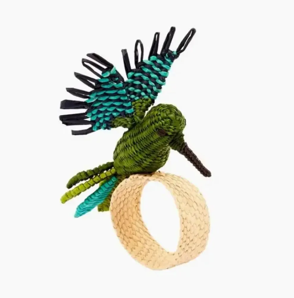 Platter and bowls - Hummingbird Napkin Ring - CORO CORA