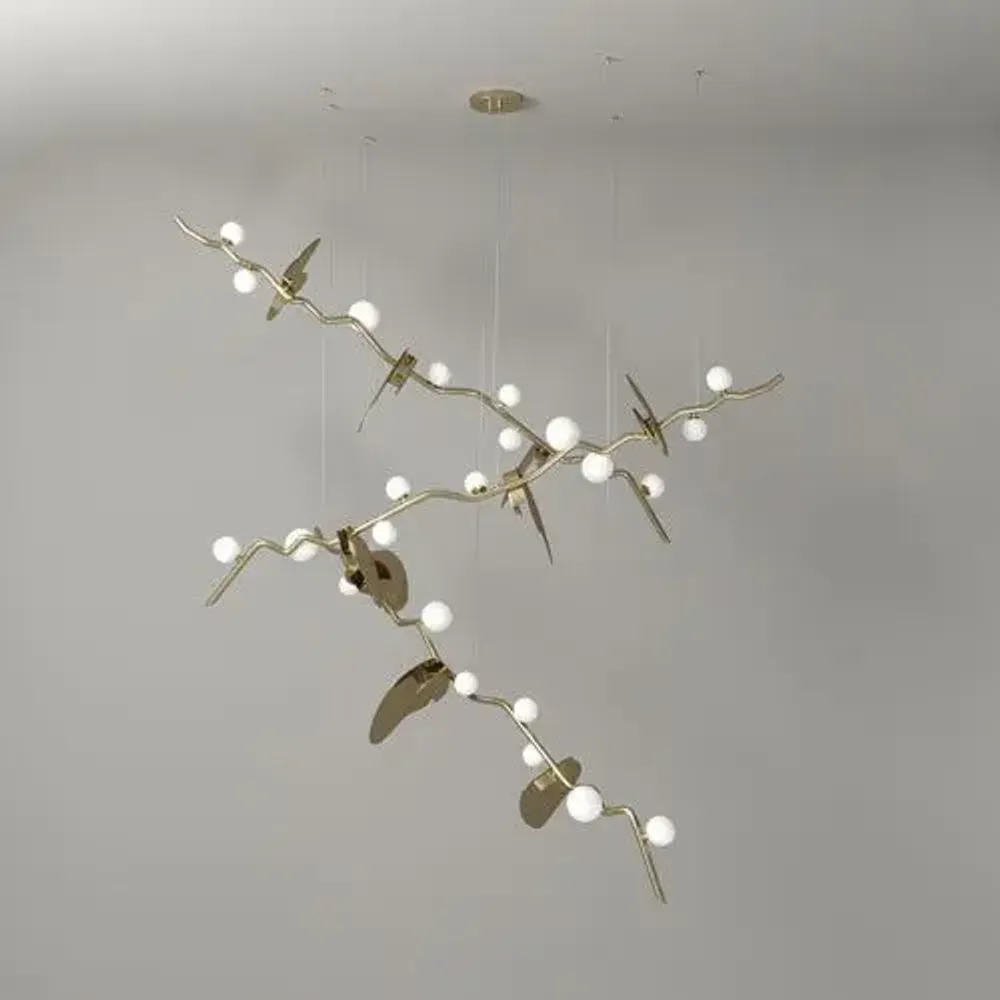 Suspensions - Lampe à suspension Almond fabriquée à la main par Creativemary - CREATIVEMARY