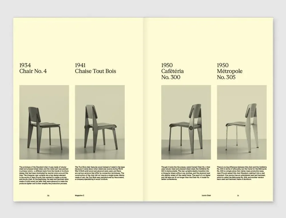 Objets de décoration - Chaise standard du magazine C numéro 01 - NEW MAGS