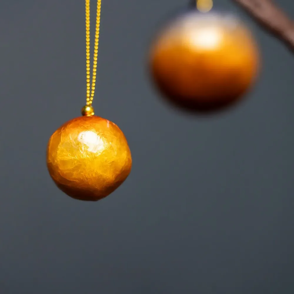 Other Christmas decorations - X-mas balls with overlapping colours set of 4 - KINTA