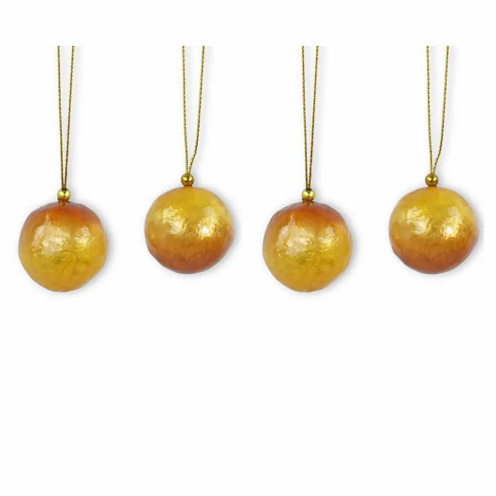 Other Christmas decorations - X-mas balls with overlapping colours set of 4 - KINTA
