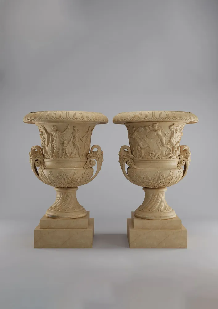 Unique pieces - Vases of War and Peace - STONE LEGEND