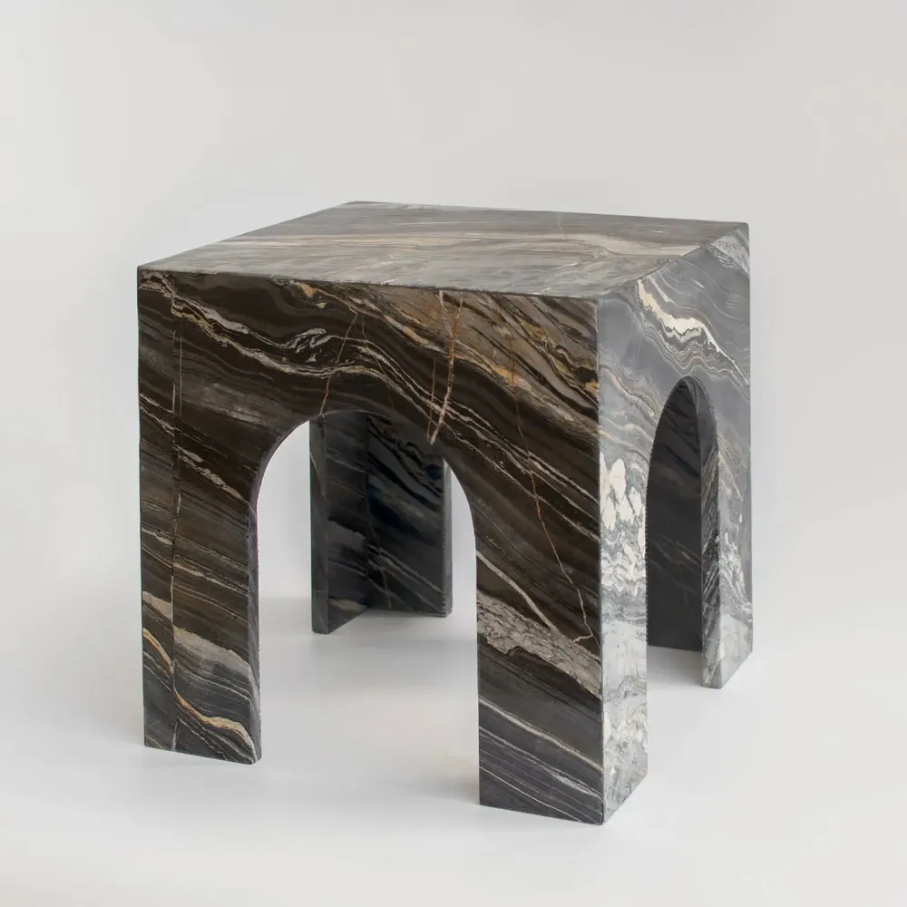 Tables basses - PICASSO MARBLE ARCH SIDE TABLE - KIWANO CONCEPT