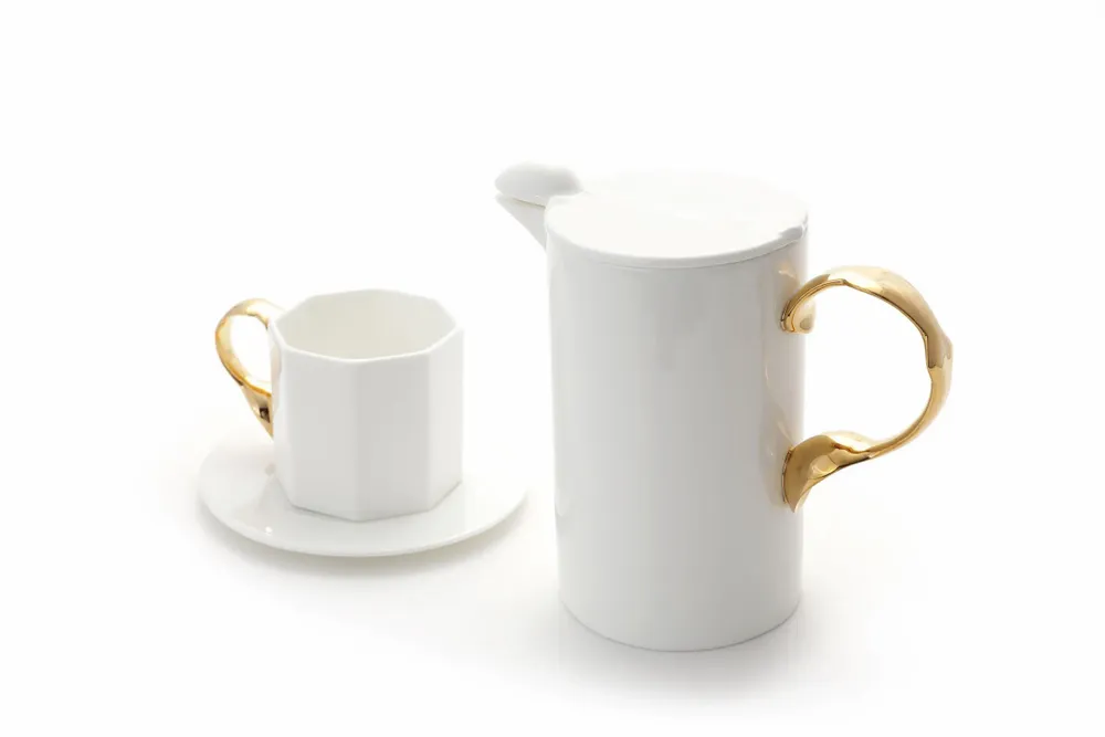 Couverts de service - [ANOTHER CERAMIC] Collection de couverts, porcelaine blanche - ANOTHER CERAMIC