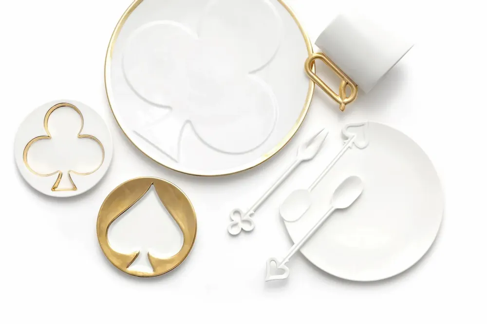 Assiettes de réception - [ANOTHER CERAMIC] Collection de cartes, porcelaine blanche - ANOTHER CERAMIC