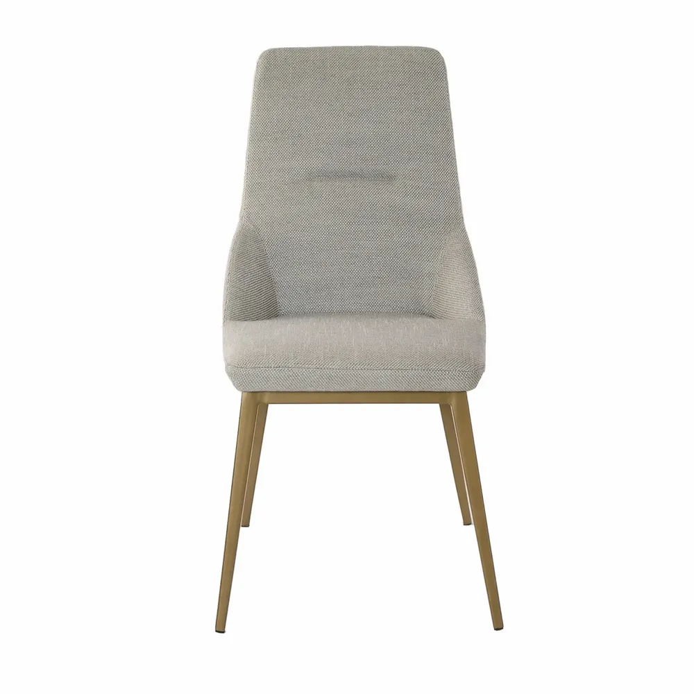 Chairs - Light grey fabric chair - ANGEL CERDÁ