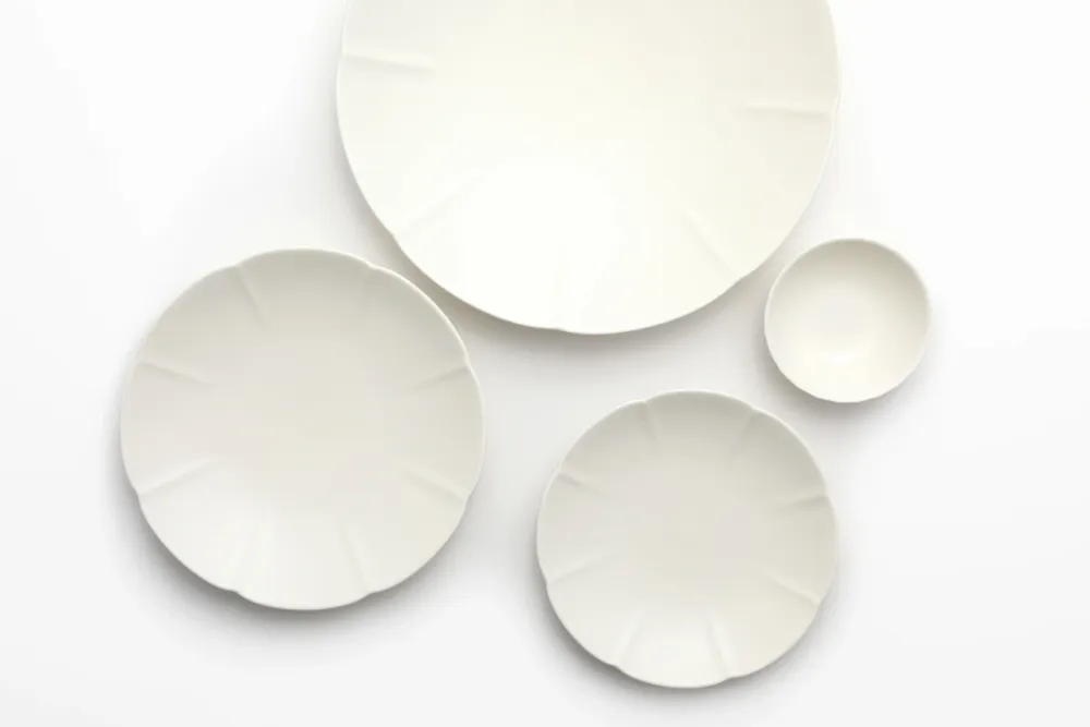 Assiettes au quotidien - [KWANGJUYO] Migak Series, porcelaine blanche - KWANGJUYO