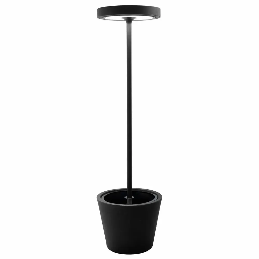 Lampadaires extérieurs - Poldina Reverso Solar L RF - ZAFFERANO