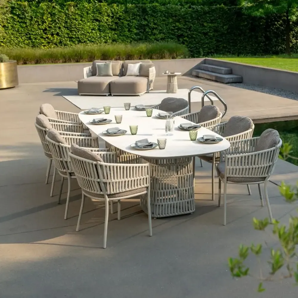 Tables de jardin - Cala Dining table - JATI KEBON