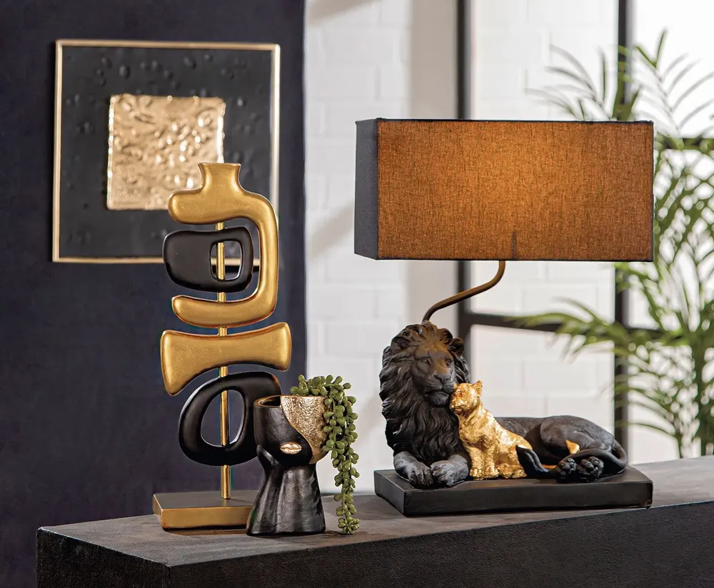 Objets de décoration - Noir & Blanc - Noir & Doré - GILDE HANDWERK