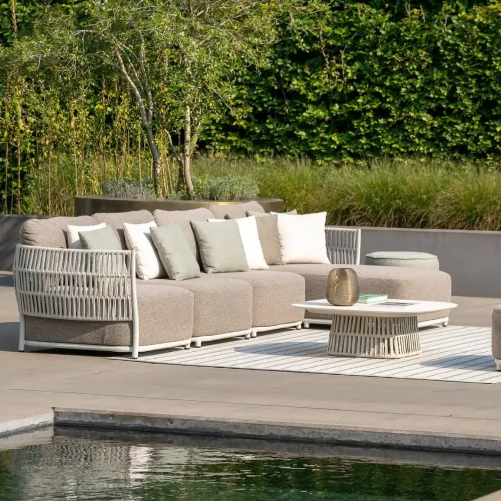 Lawn sofas   - Cala Sofa 1Seat Corner - JATI KEBON