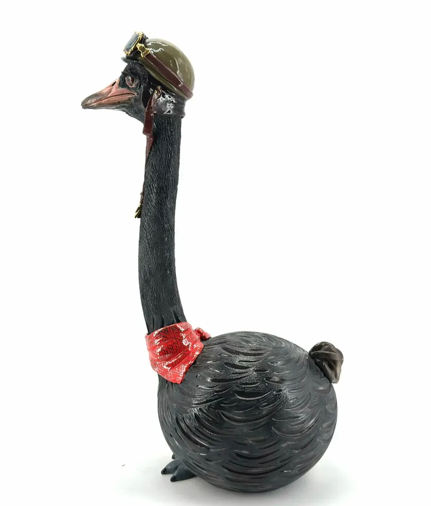 Sculptures, statuettes and miniatures - OSTRICH - MOSCHE BIANCHE