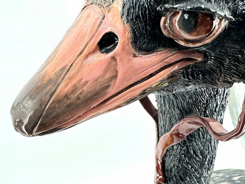 Sculptures, statuettes and miniatures - OSTRICH - MOSCHE BIANCHE