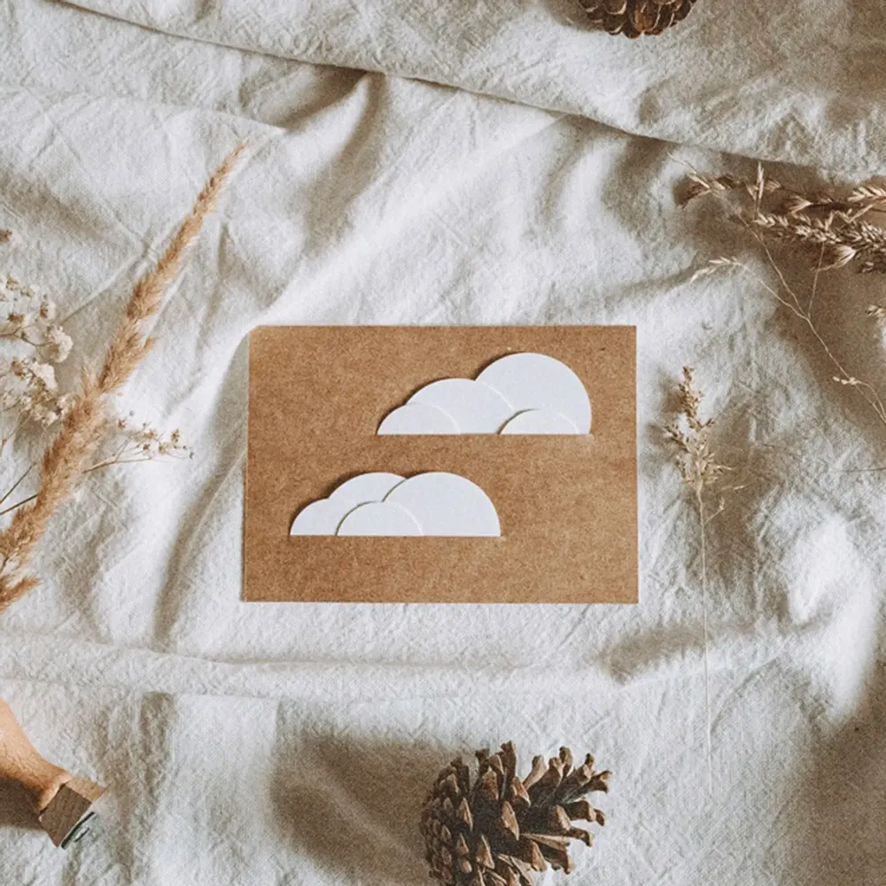 Card shop - NUAGE OISO® Object Card - Kraft - OISO